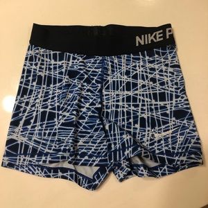 Nike pro spandex shorts
